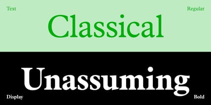 Plantin Now Variable Font Poster 7